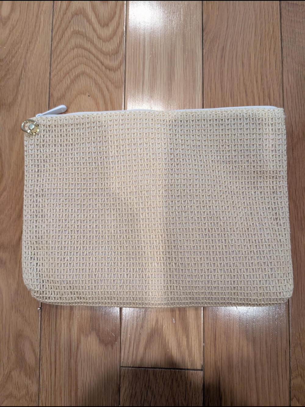 Dior Beauty Woven Raffia Pouch with Pearl Strap GWP - Picture 5 of 7